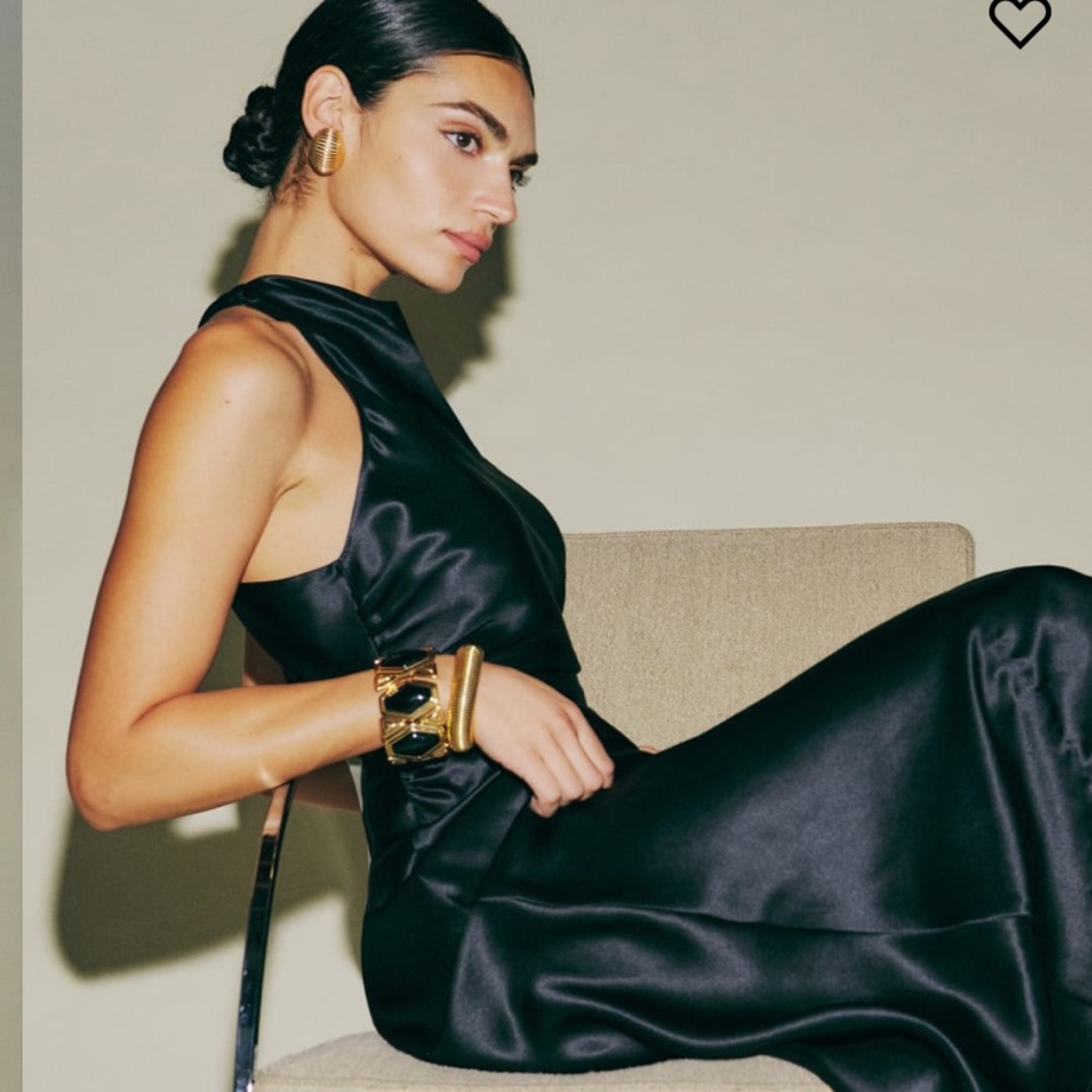 Reformation Casette Silk Dress - Picture 2 of 7